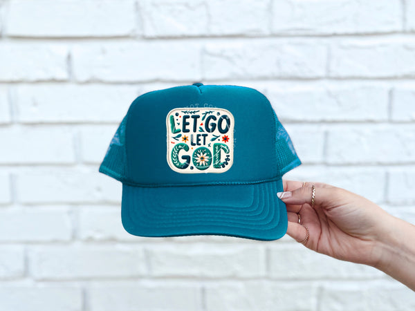Let go let god hat patch 32955 DTF transfer