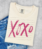 Xoxo Pink Stroke 56344 DTF transfers