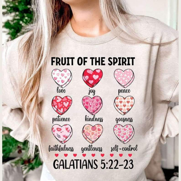Fruit of the spirit hearts 23921 DTF transfer