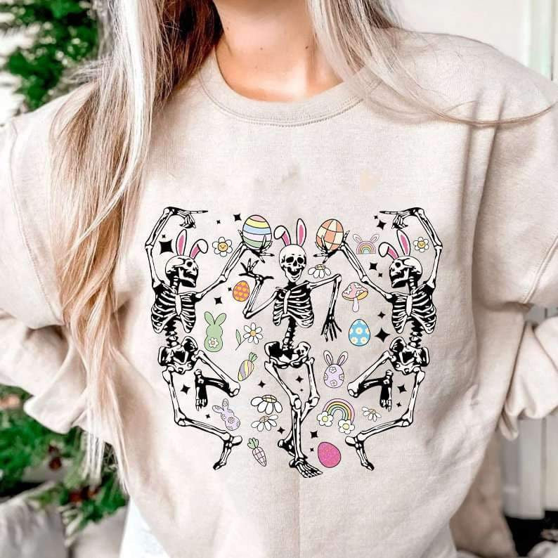 Easter skellies 23872 DTF transfer