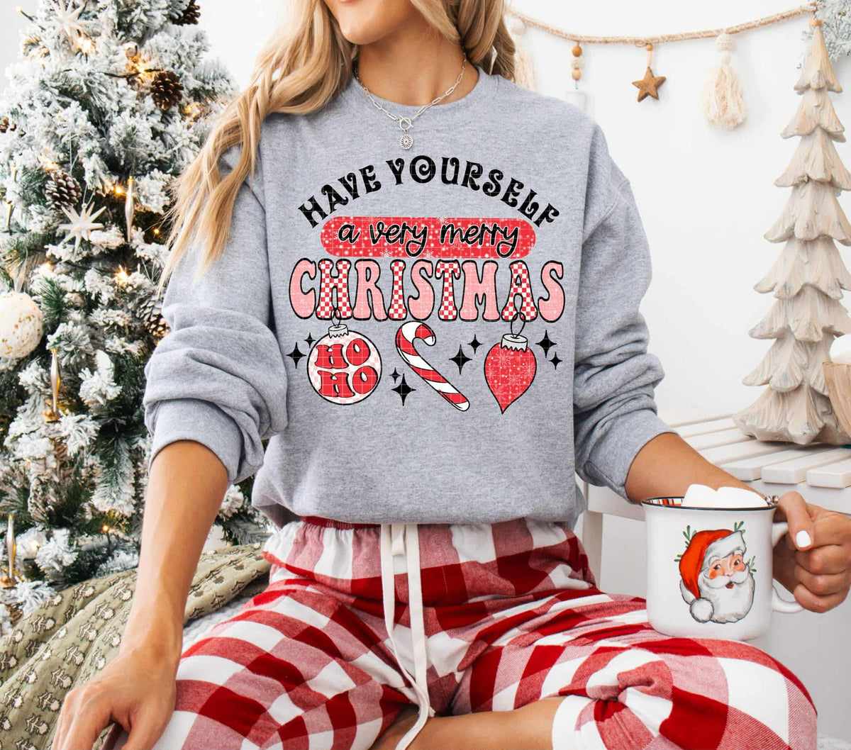 Have yourself a merry Christmas  (Linda) DTF transfer