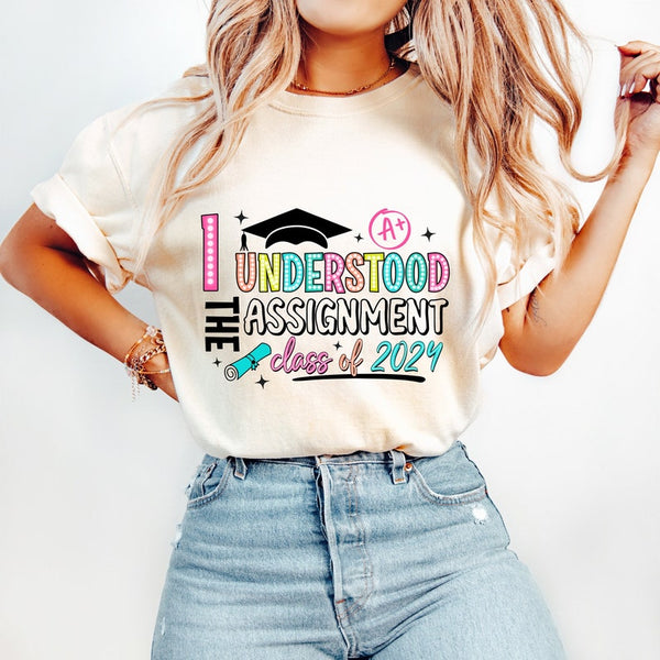 I understood the assignment 33027 DTF transfer