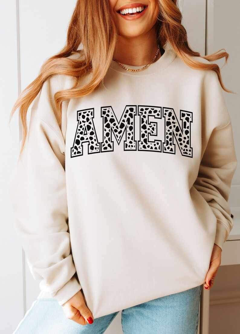 Dotted amen 23950 DTF transfer