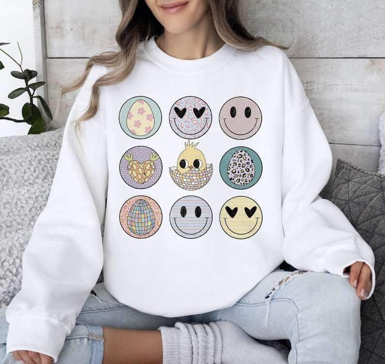 Easter circles 23958 DTF transfer