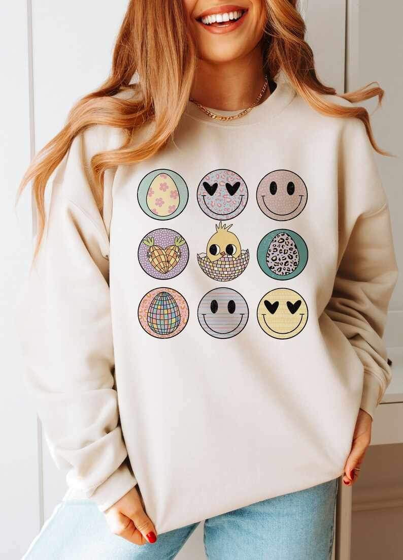 Easter circles 23958 DTF transfer