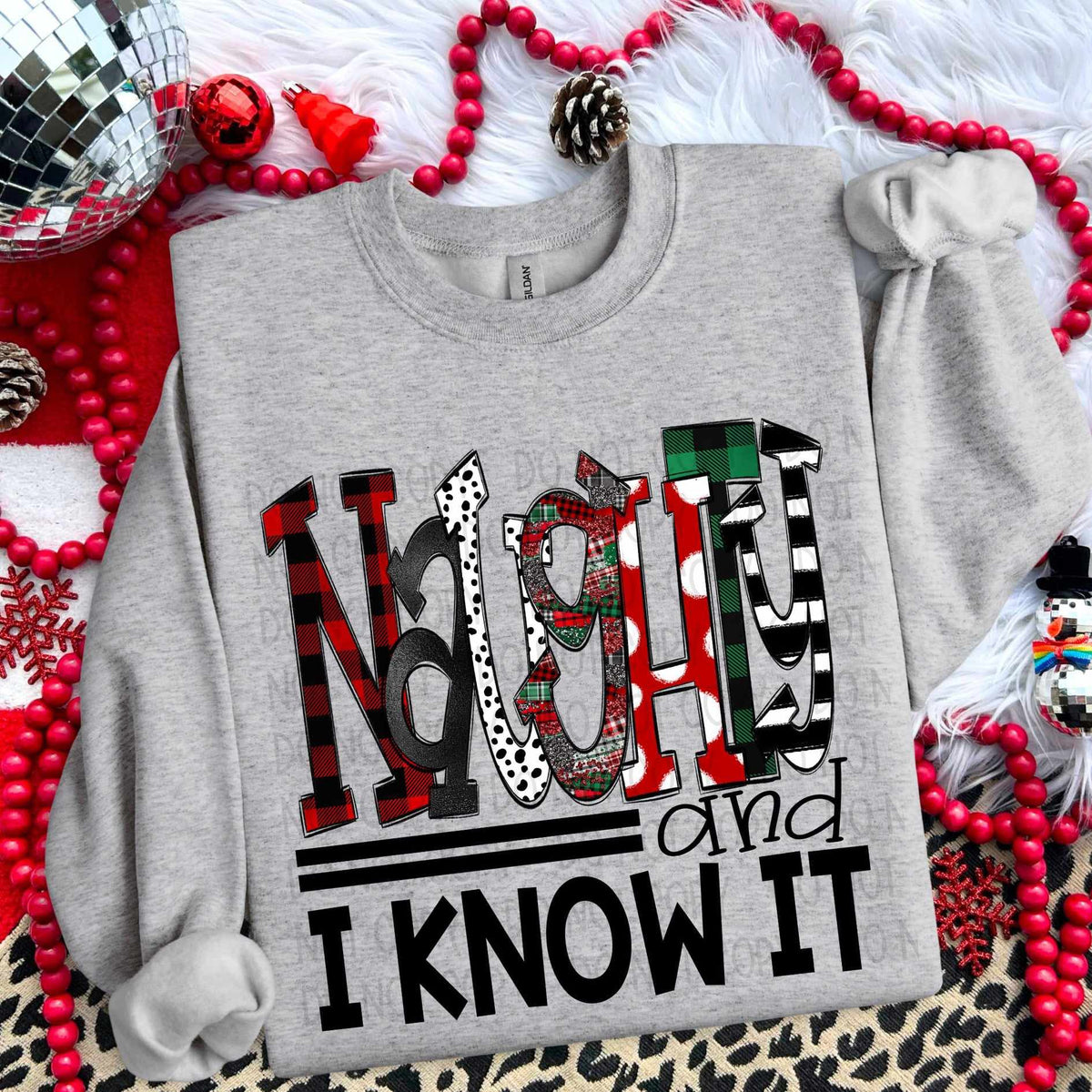 Naughty and I know it (SW) 65440 DTF transfer