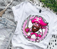 Fight circle pink pirate mascot (MMD) 52610 DTF transfer