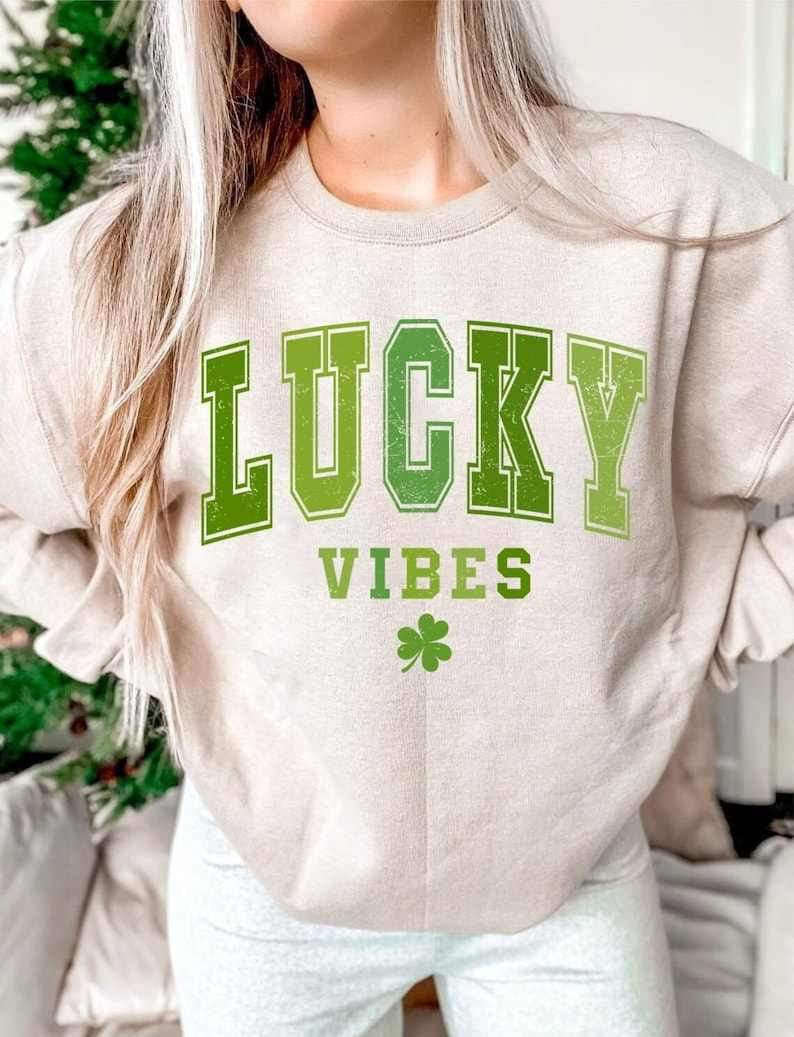 Lucky vibes shades of green 23957 DTF transfer