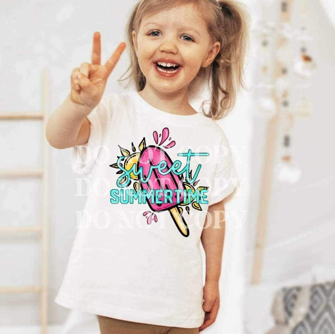 Sweet summertime popcicle 23973 DTF transfer