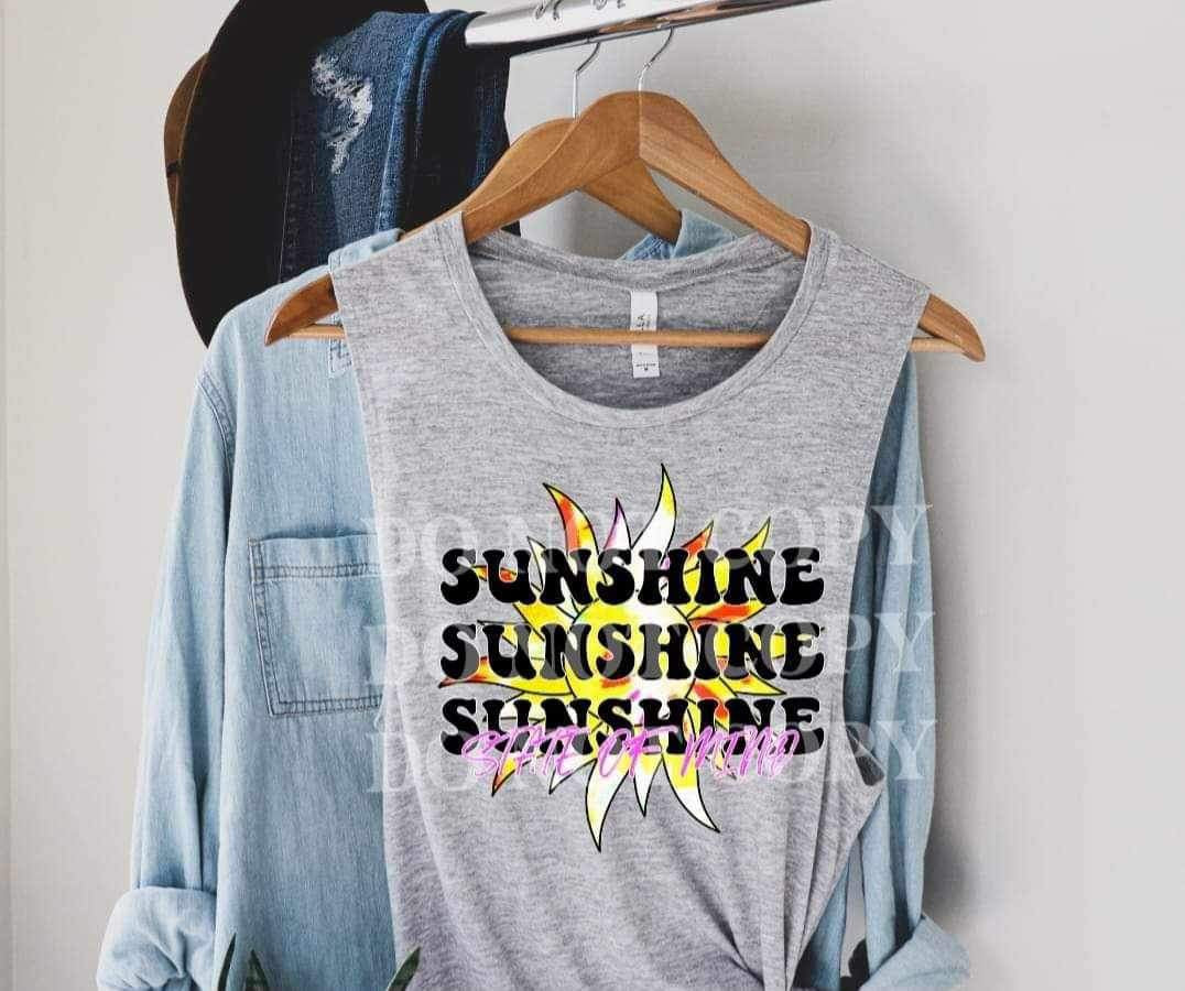 Sunshine on my mind stacked 23972 DTF transfer