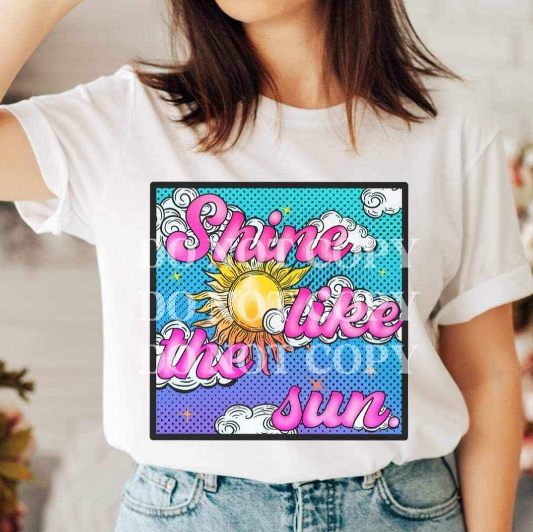 Shine like the sun square 23969 DTF transfer