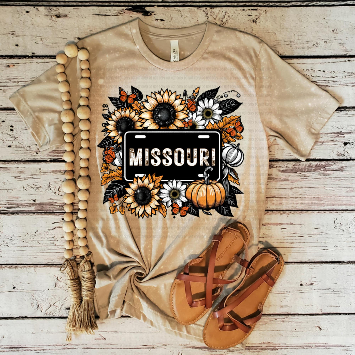 Missouri fall license plate (REVEL) DTF Transfer