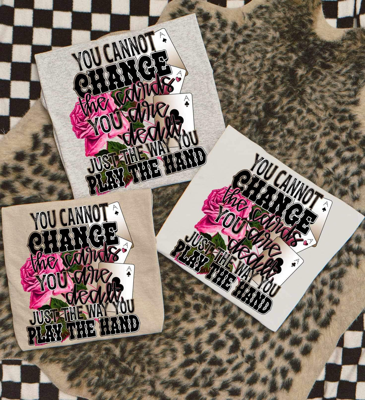 You cannot change the cards you were dealt just the way you play the hand 23982 DTF transfer