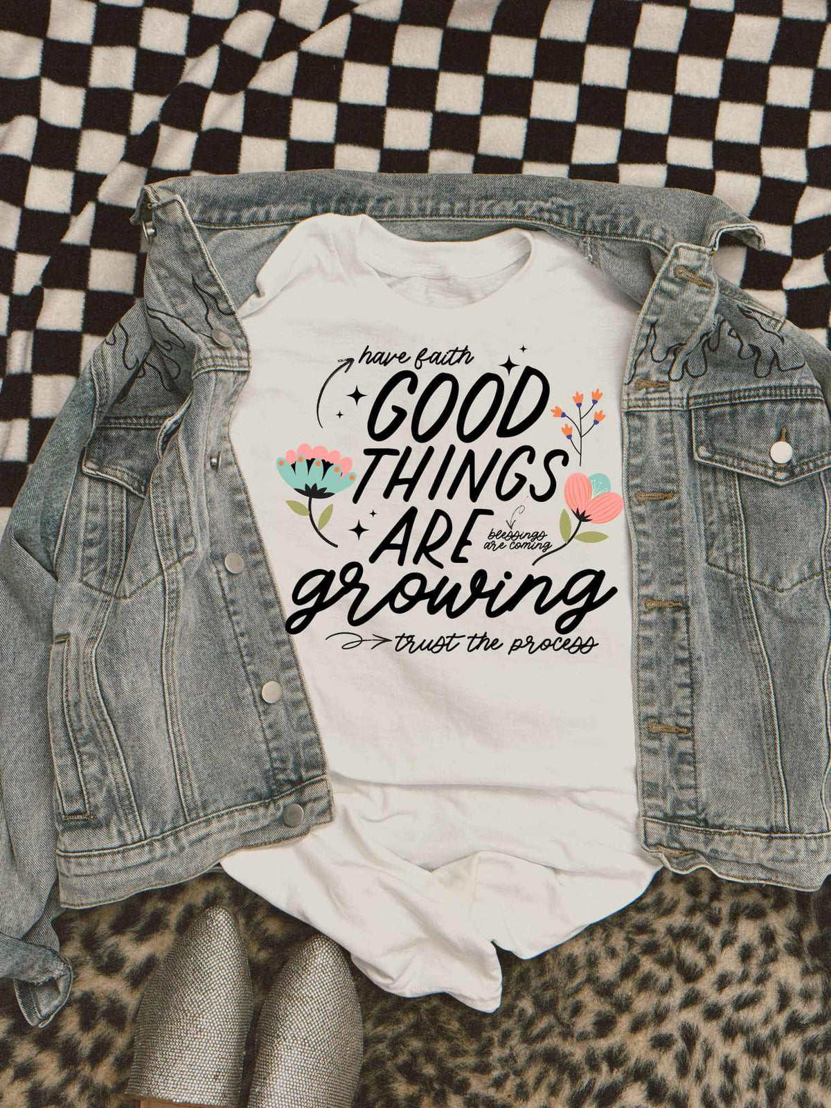 Have faith good things are growing 23980 DTF transfer