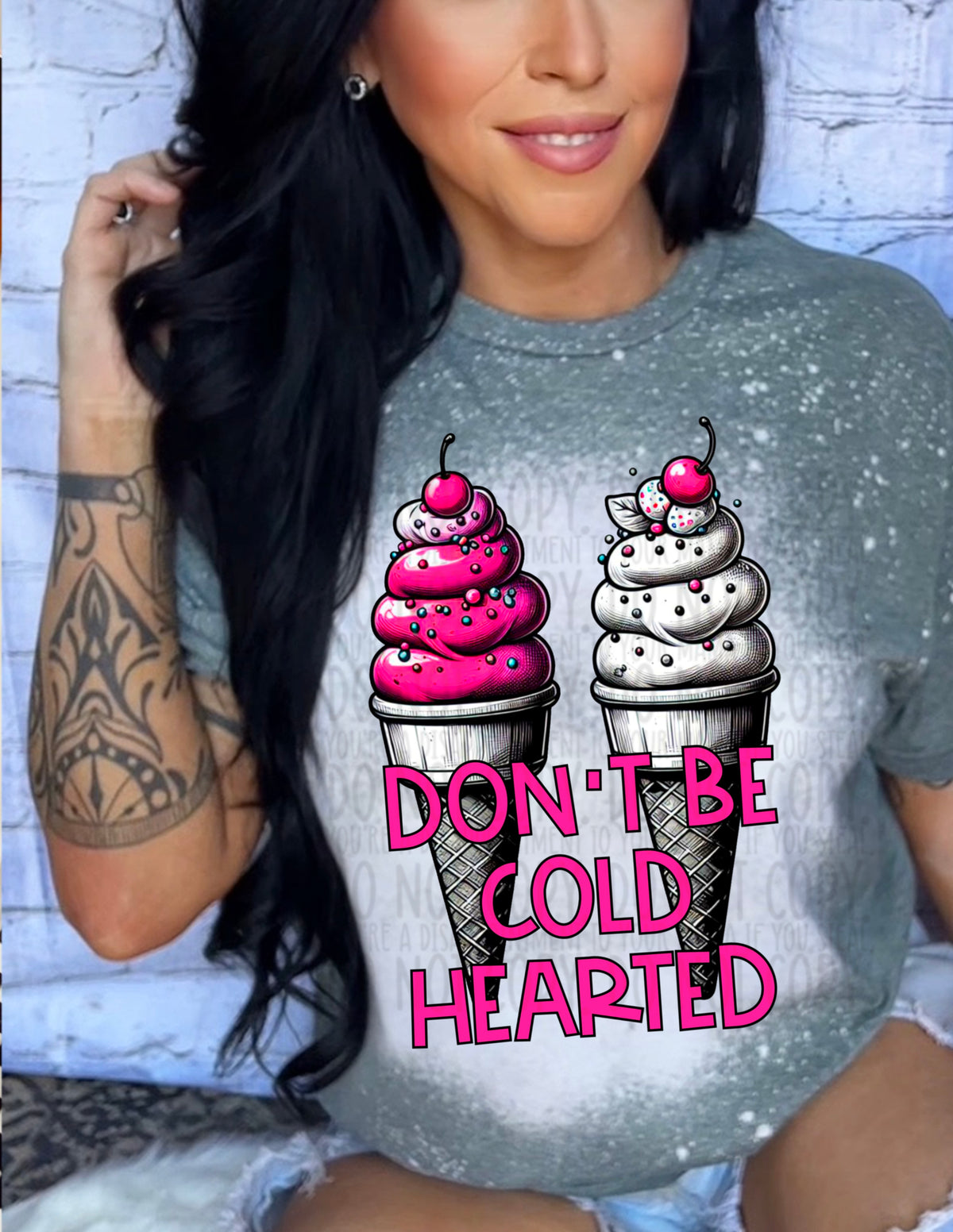 Don’t be cold hearted icecream (MMD) 33059 DTF transfer
