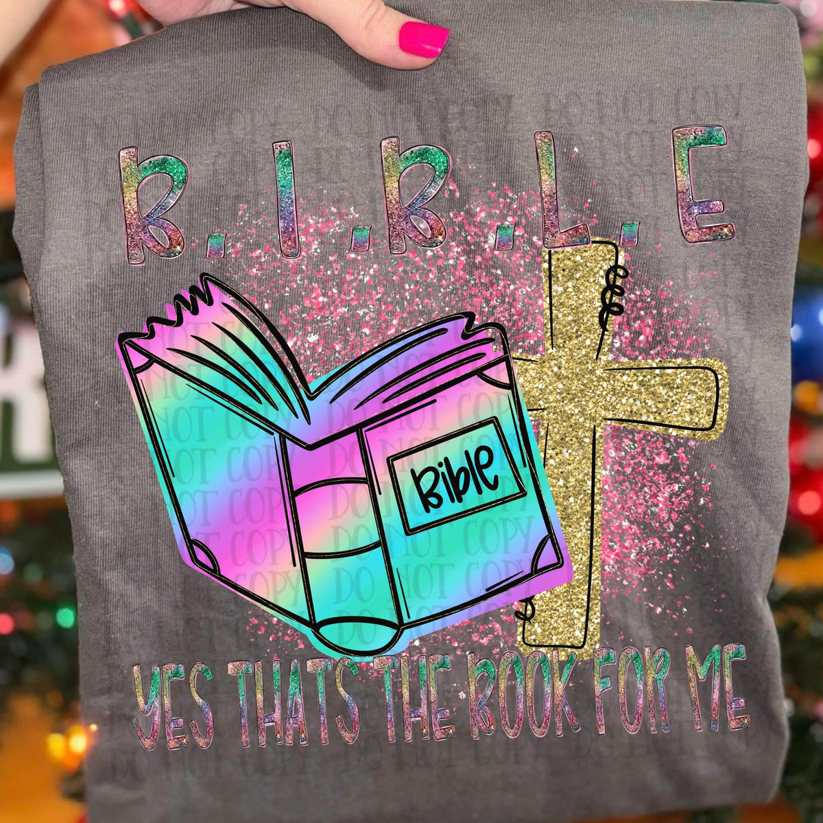 Bible yes that’s the book for me (SSD) DTF TRANSFER