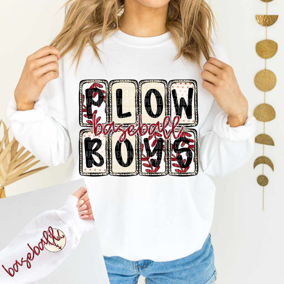 Plow boys Baseball FRONT (caplinger) 82544 DTF transfer