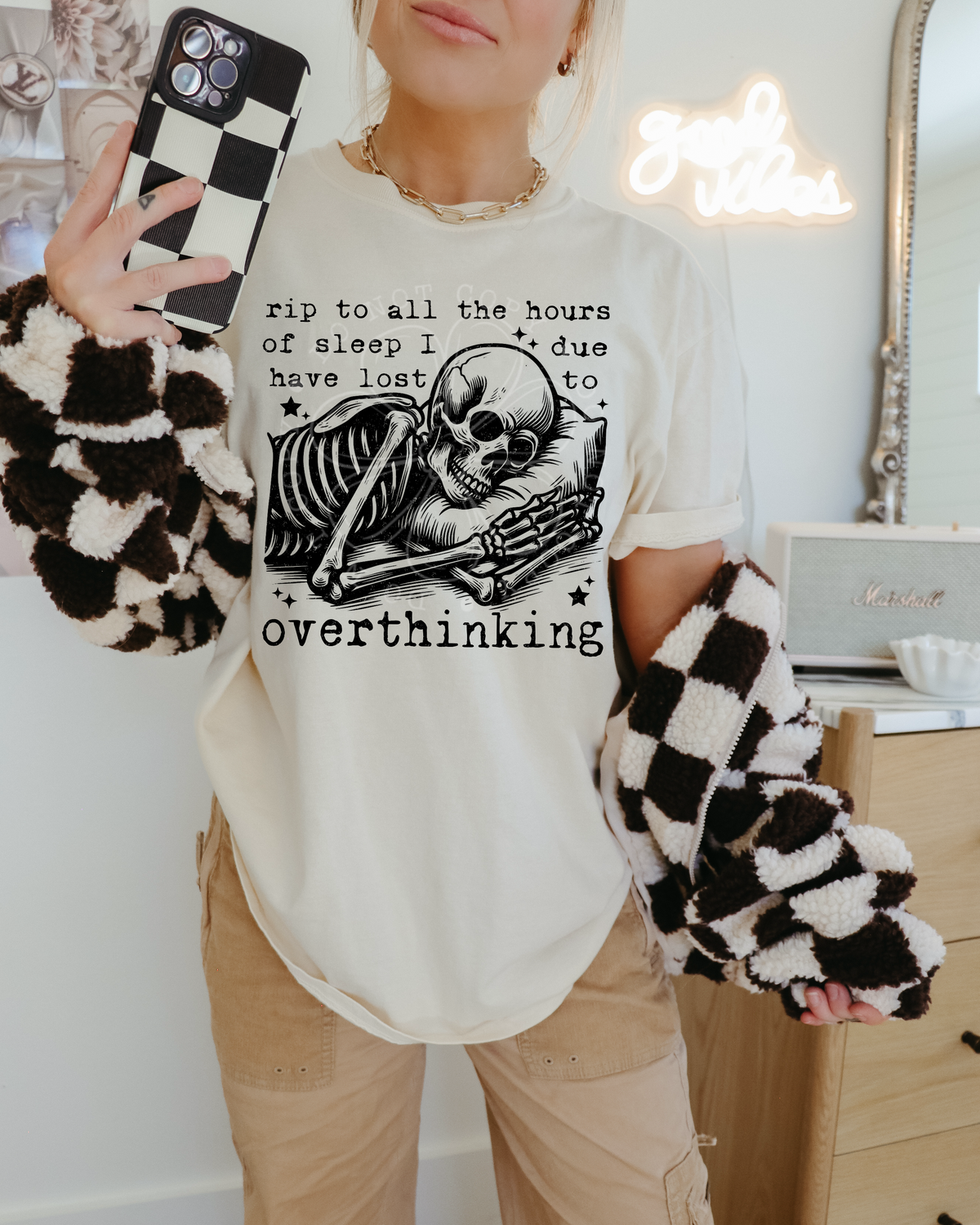 Rip to all the hours I lost due to overthinking (LYTTLE) 33134 DTF transfer