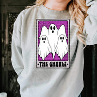 The ghouls (card with ghosts purple backgroun) 9318 DTF TRANSFER