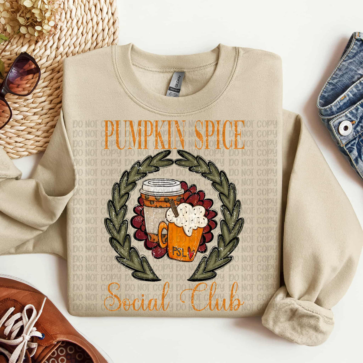 Pumpkin Spice Social Club (VP) DTF transfer