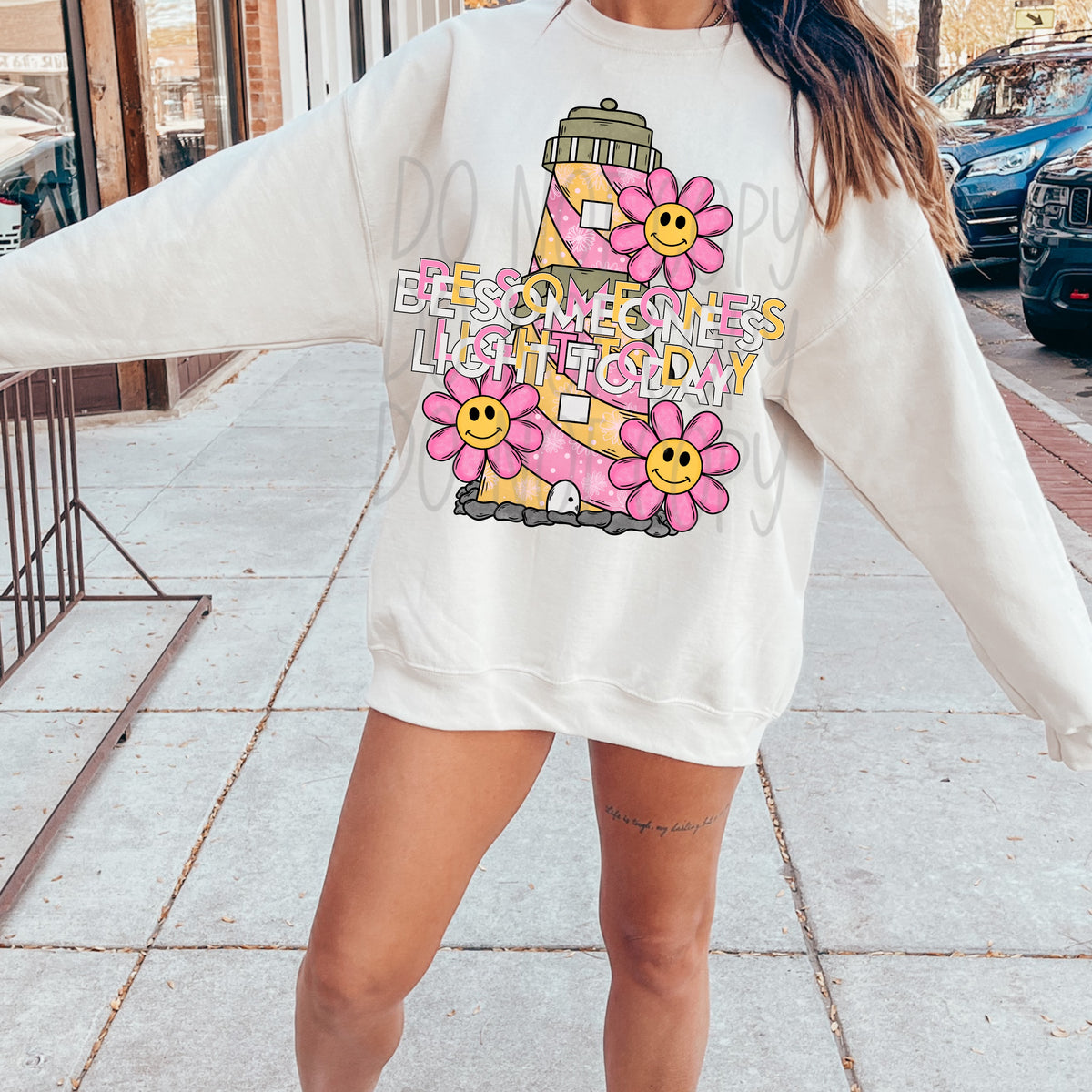 Be someones light today lighthouse (VIRGO) 33202 DTF transfer