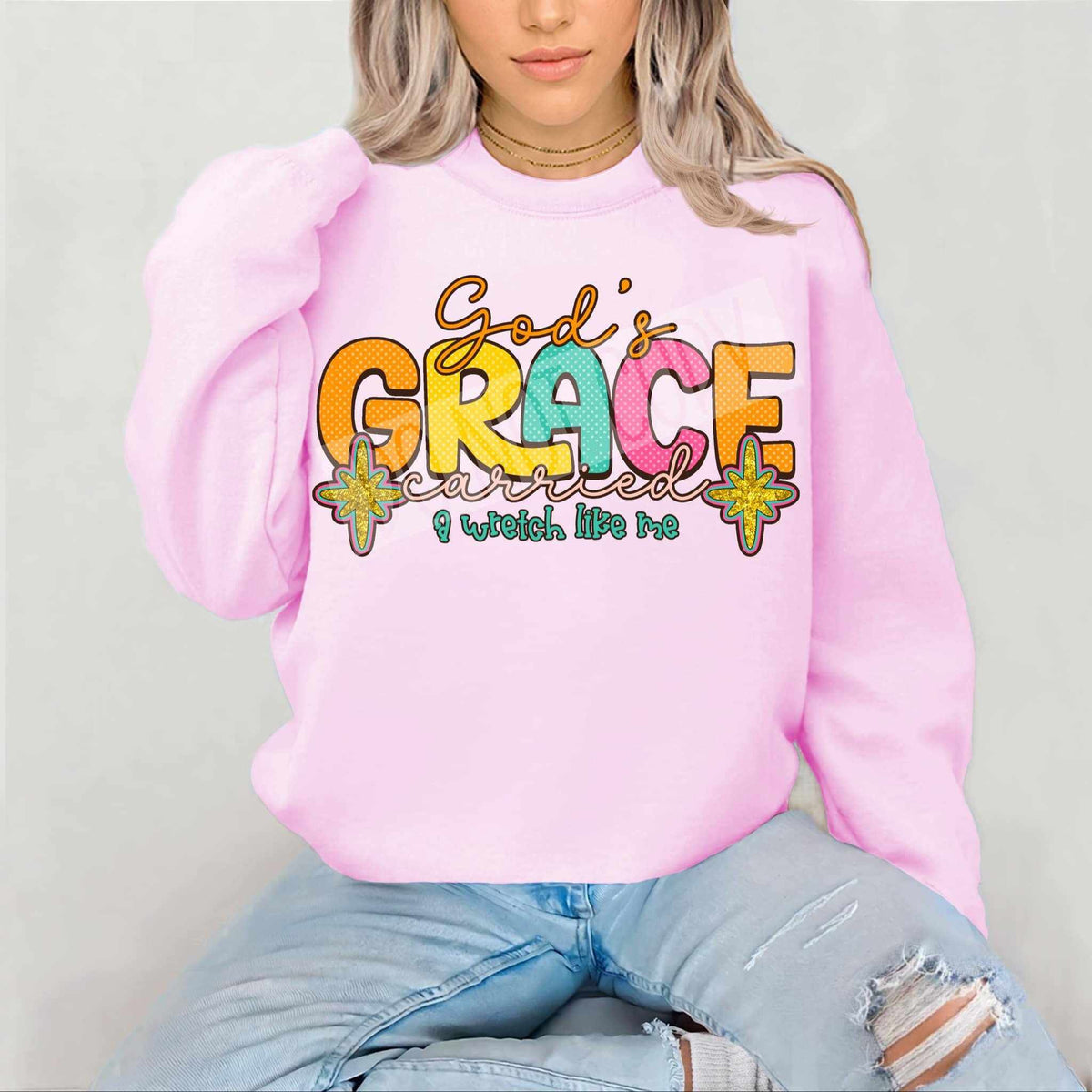 Gods Grace 82719 DTF transfer