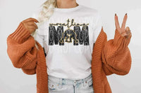 Wrestling  mom (glittery with wrestlers) 9354 DTF TRANSFER