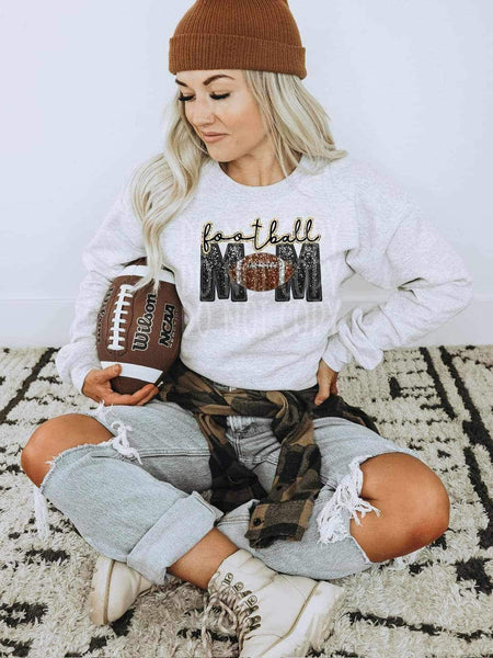 Football mom (glittery) 9343 DTF TRANSFER