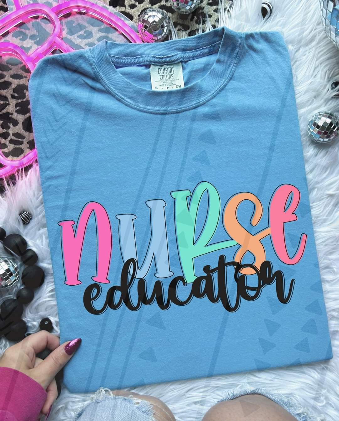 Nurse educator colorful 33377 DTF transfer