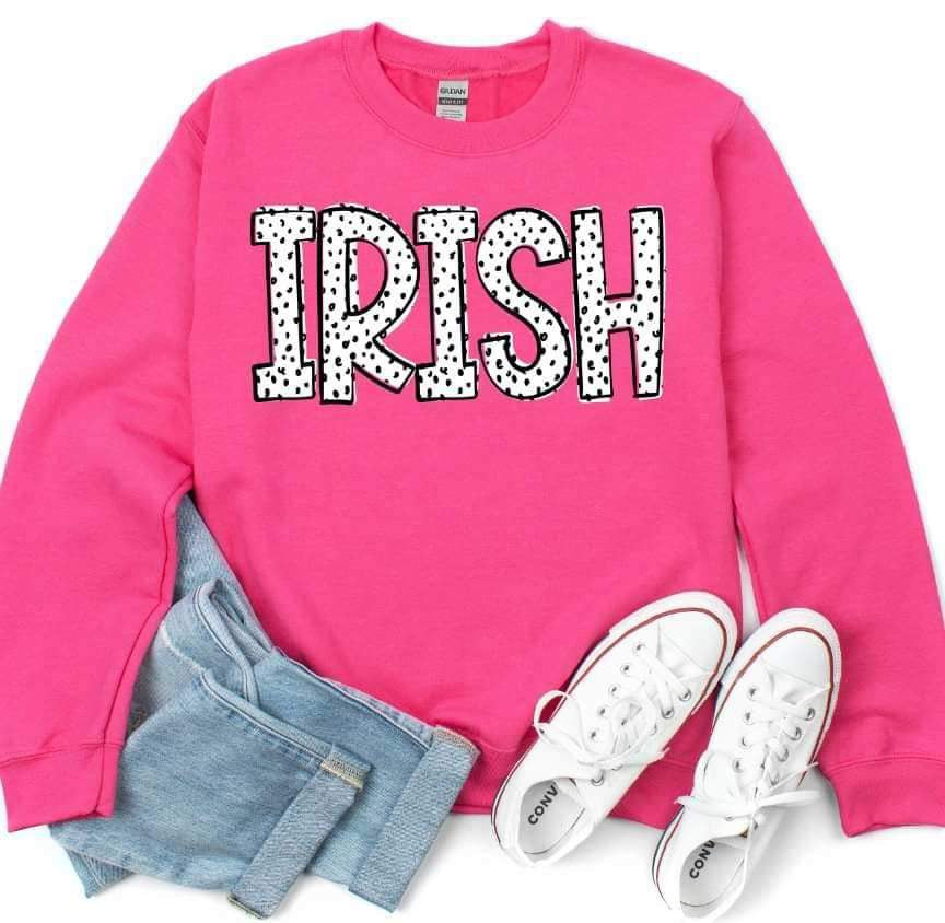 Irish dotted font 24204 DTF transfer