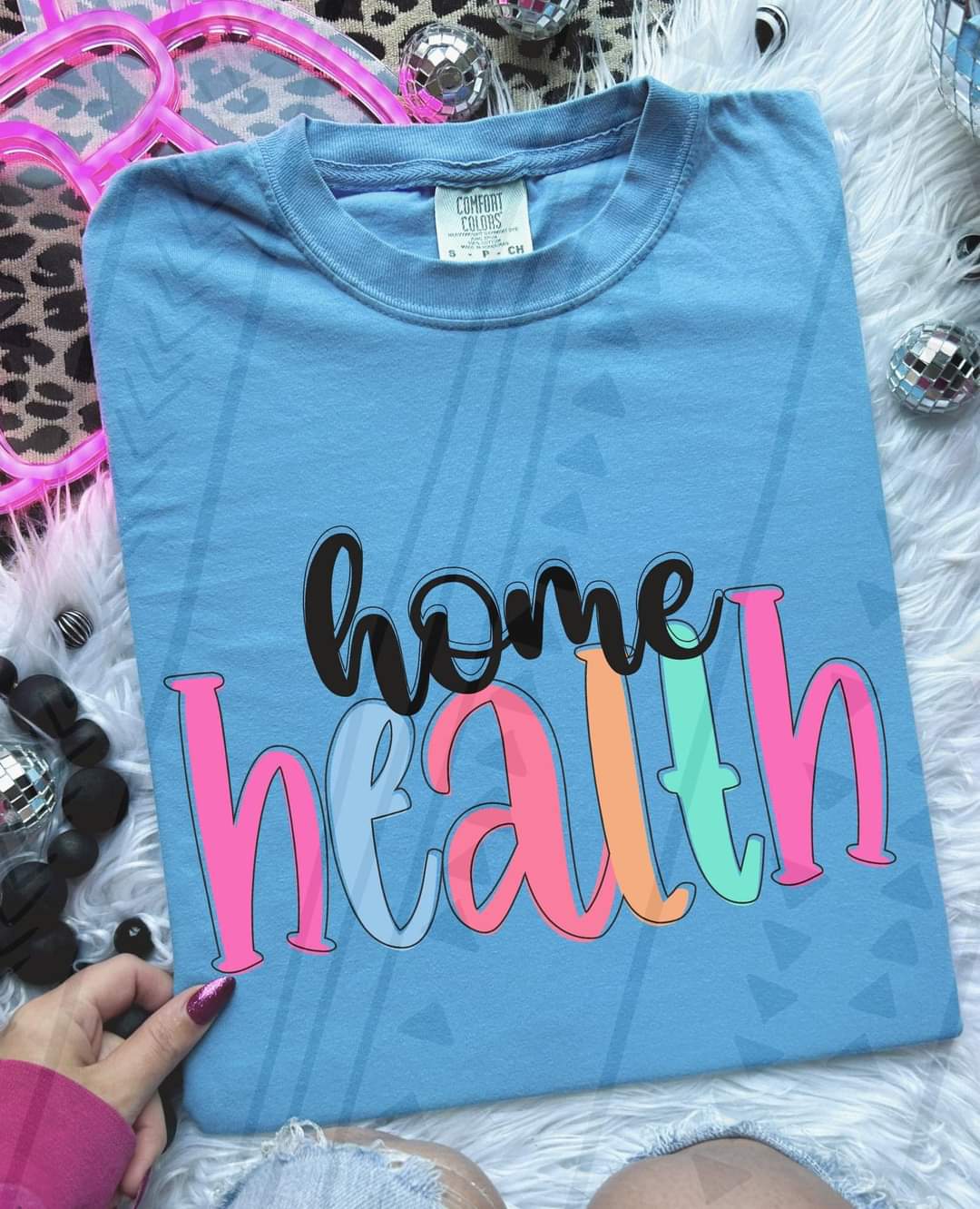 Home health colorful 33366 DTF transfer