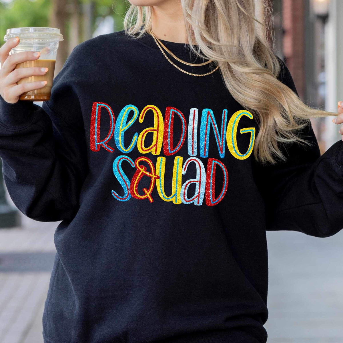 Reading squad colorful (CITY) 24250 DTF transfer