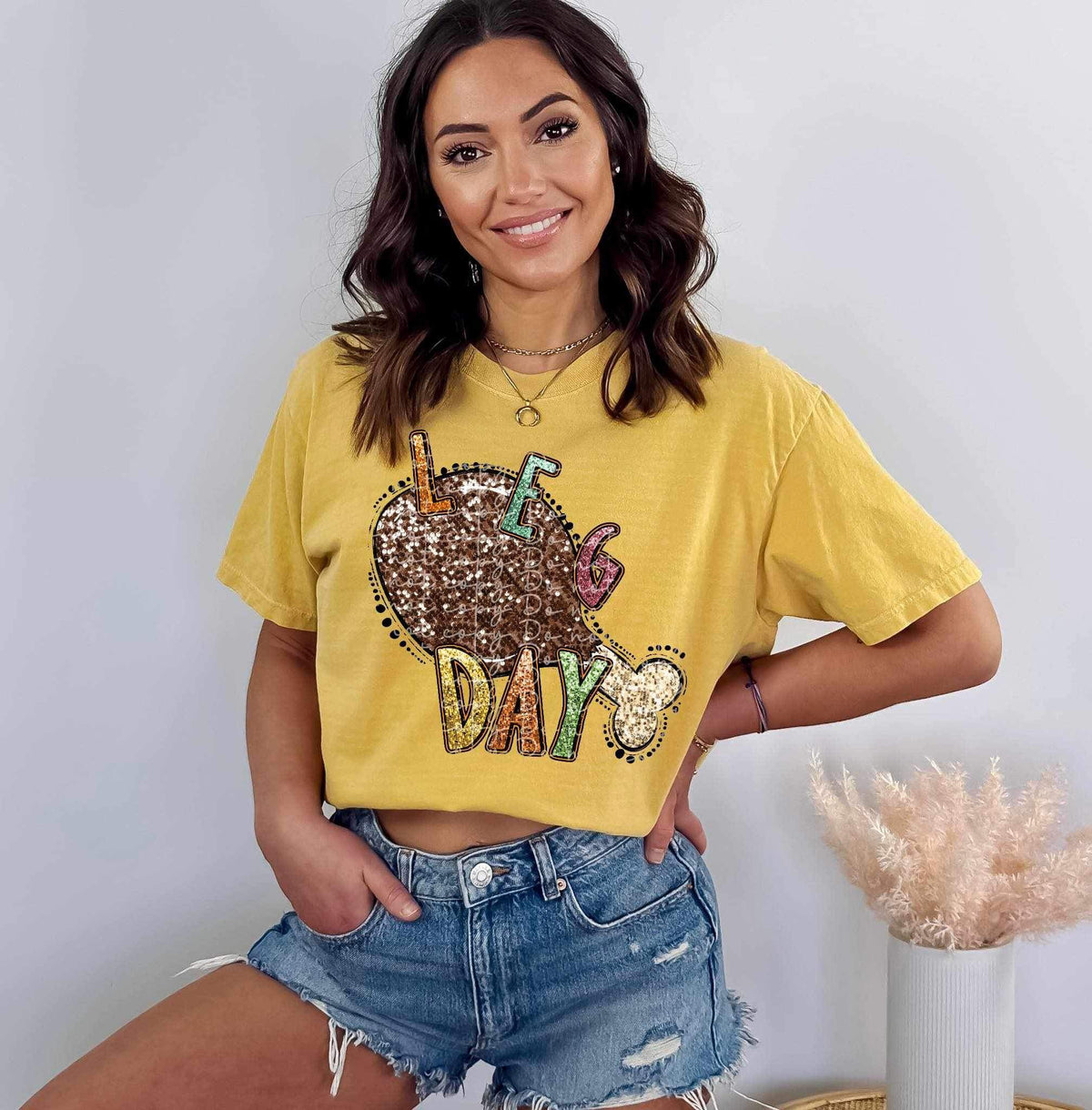 Leg day (sequin turkey leg) 9401 DTF TRANSFERS