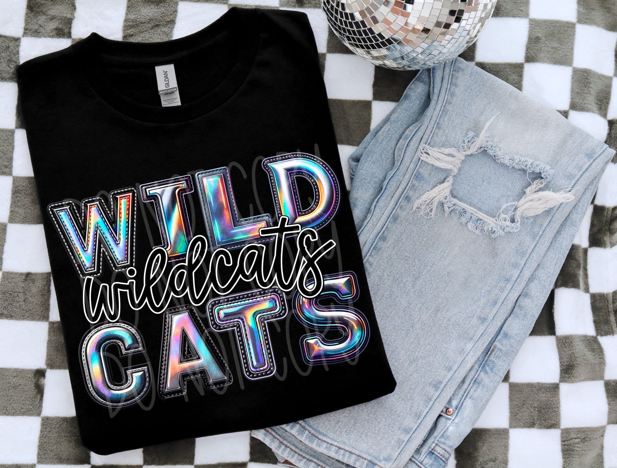 Wildcats holographic 45212 DTF transfers