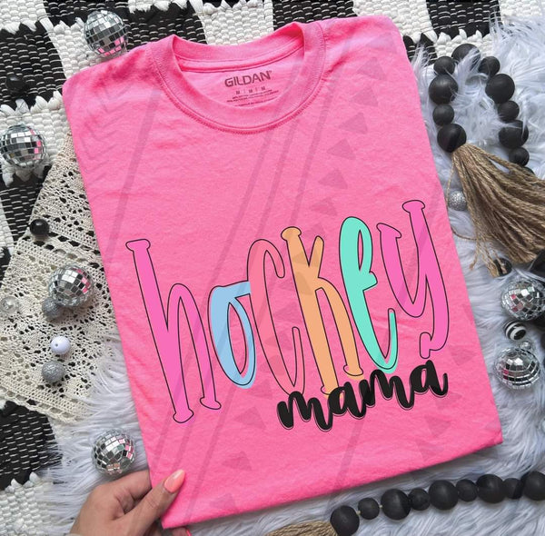 Hockey mama colorful 33380 DTF transfer