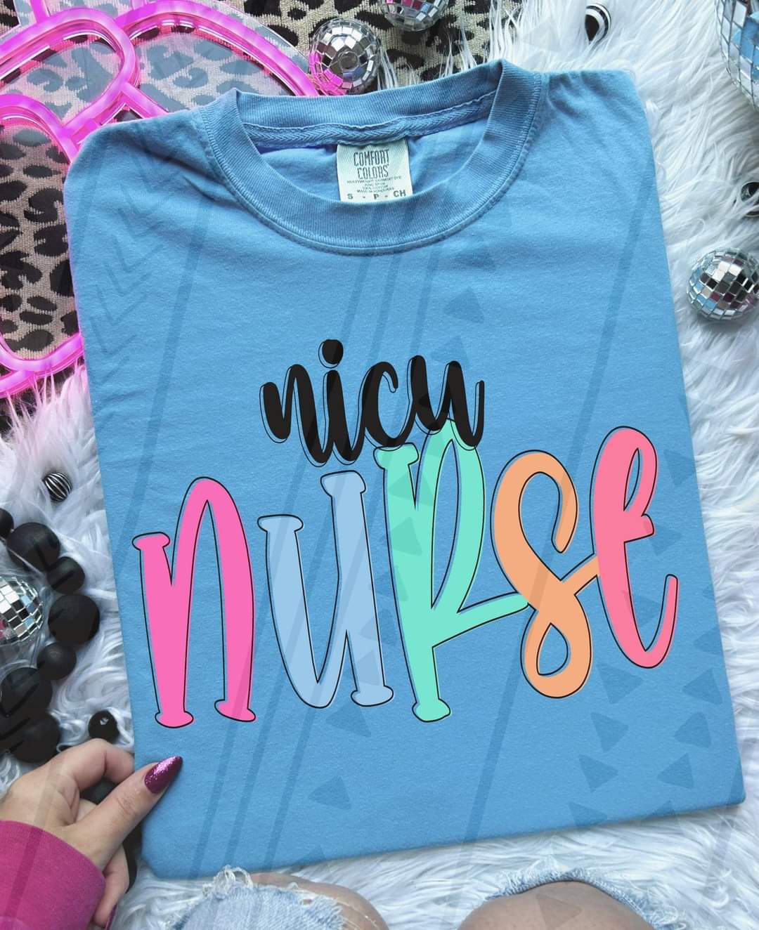 Nicu nurse colorful 33351 DTF transfer