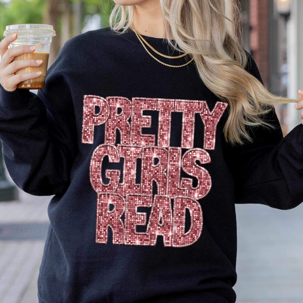 Pretty girls read sequin (CITY) 24255 DTF transfer