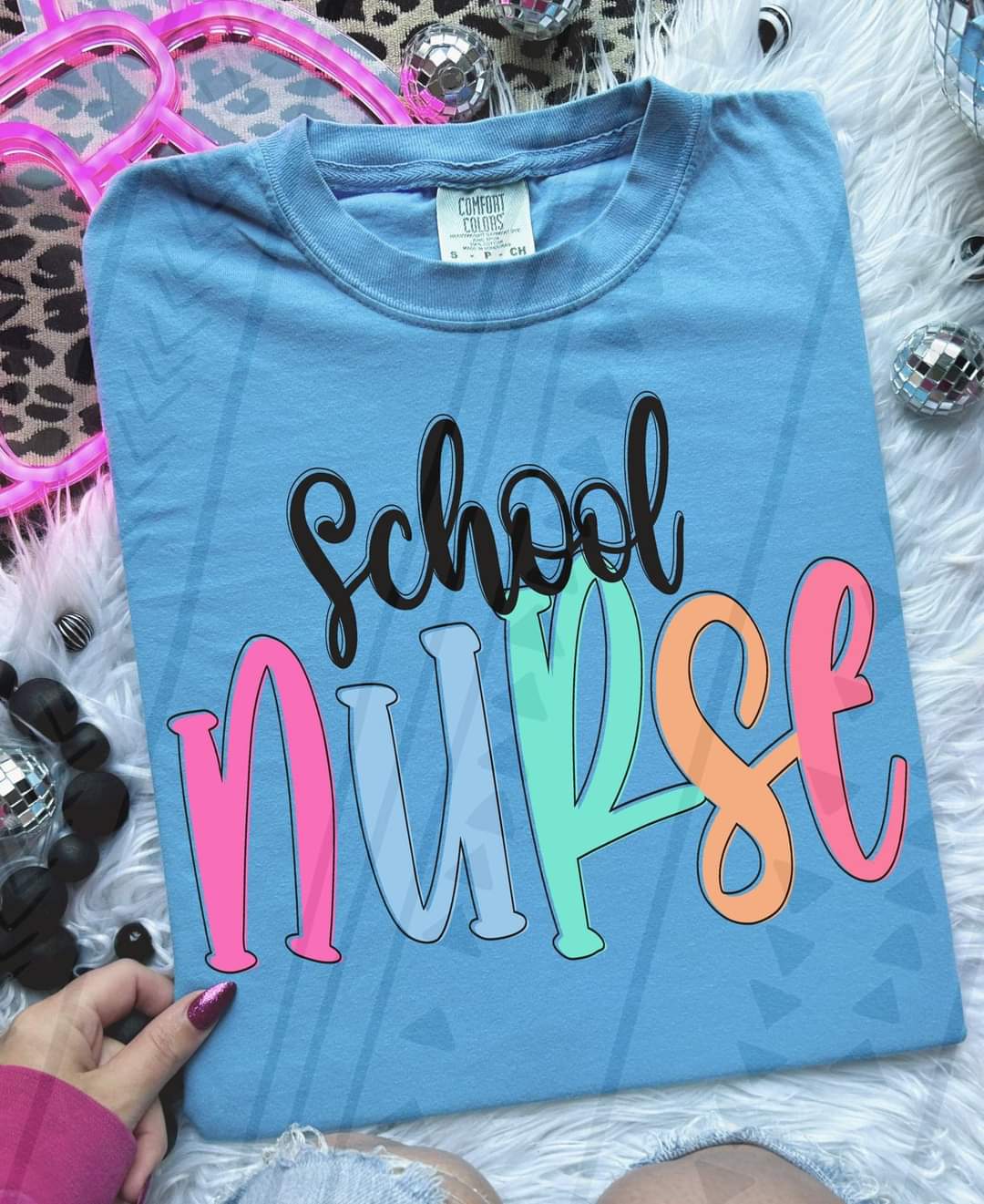 School nurse colorful 33346 DTF transfer