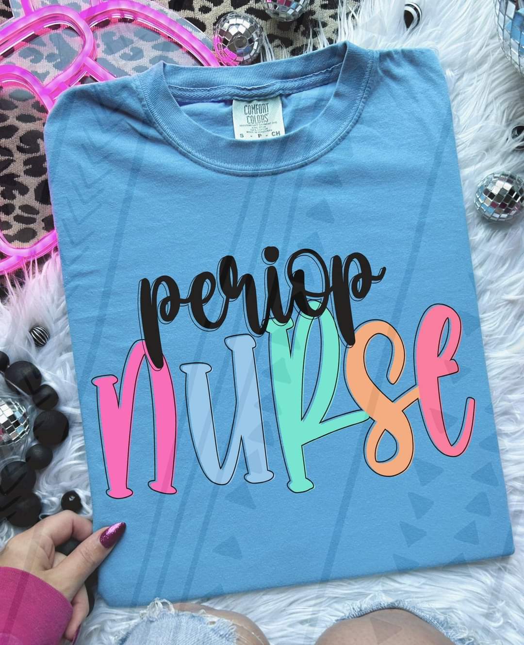 Periop nurse colorful 33345 DTF transfer