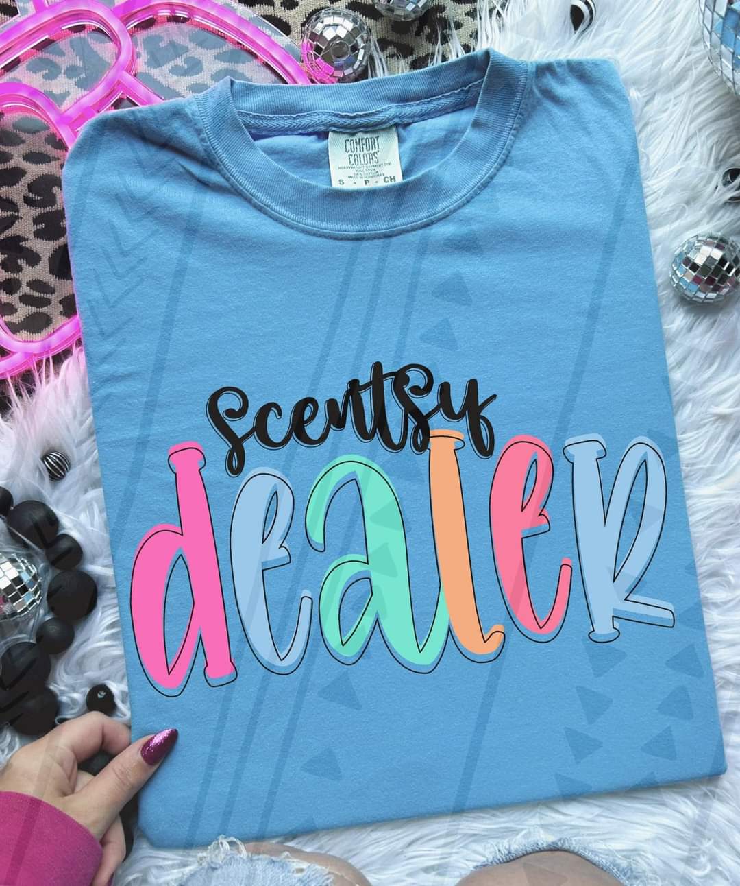 Scentsy dealer colorful 33344 DTF transfer