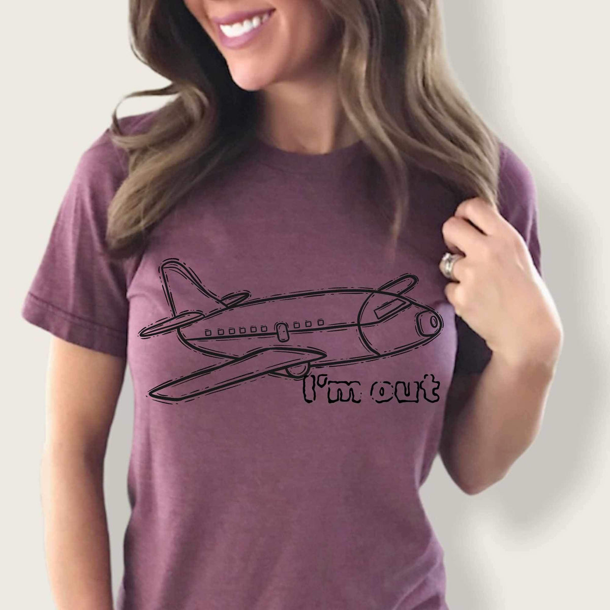 I’m out airplane BLACK (CITY) 24238 DTF transfer
