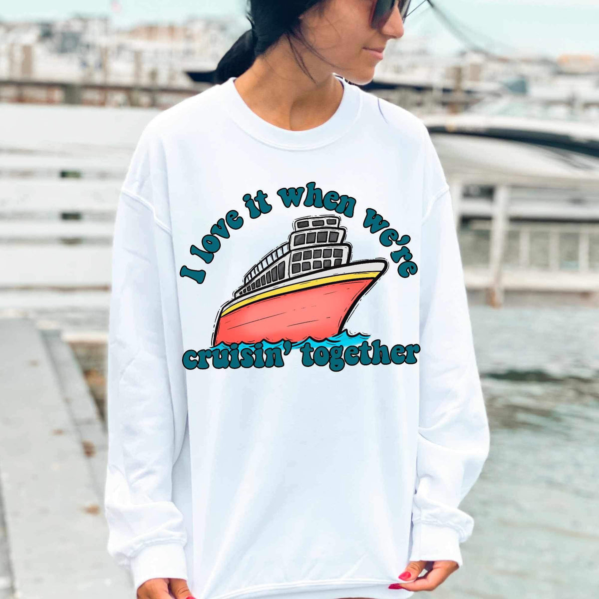 I love it when we’re cruisin together ORANGE ship (CITY) 24233 DTF transfer