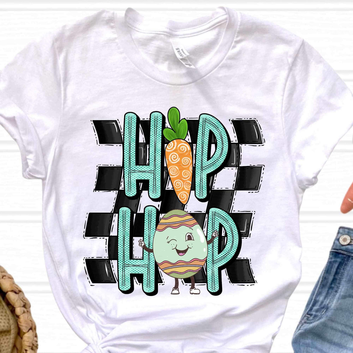 Hip hop blue (CITY) 24223 DTF transfer