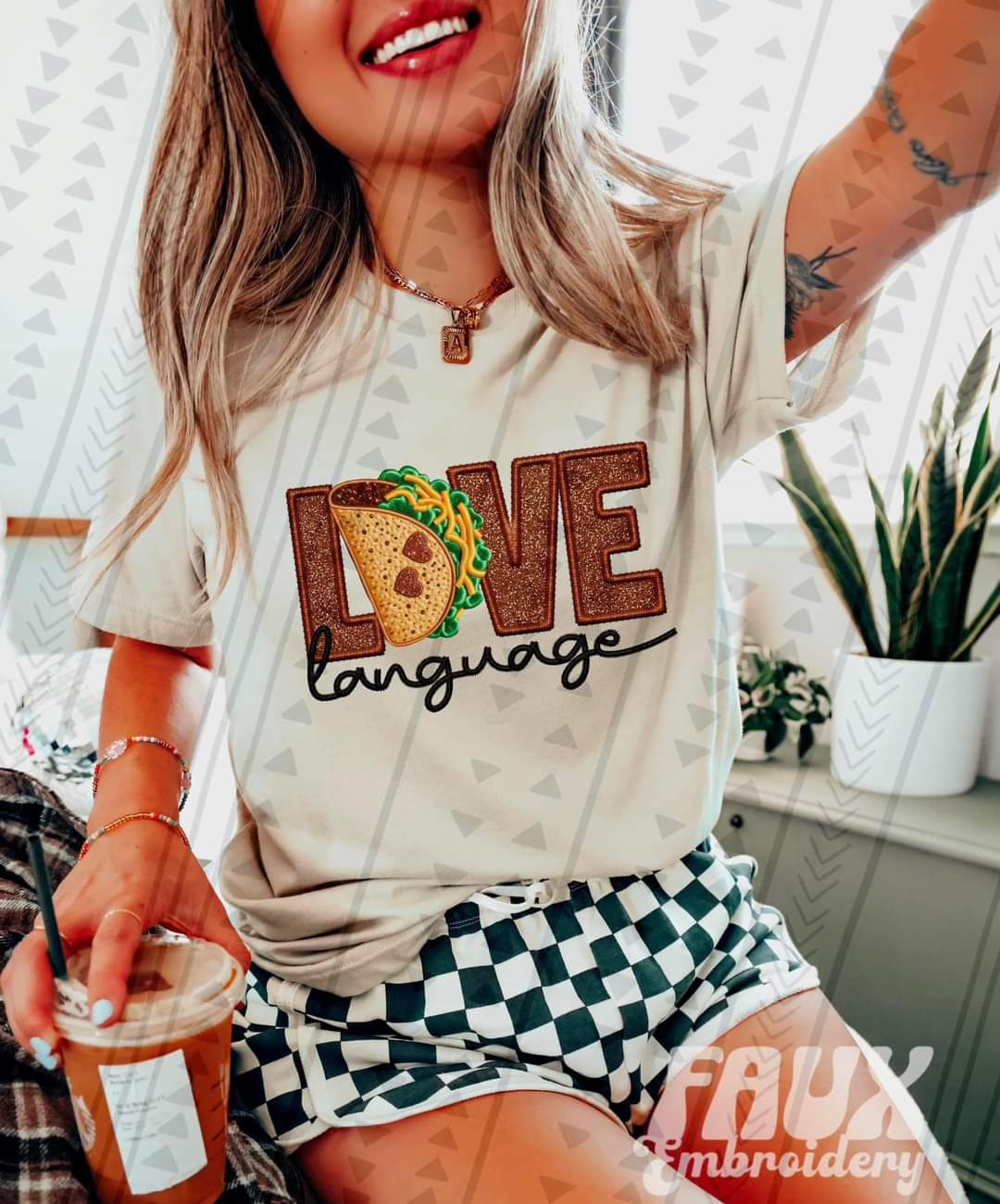 Love language tacos 33299 DTF transfer