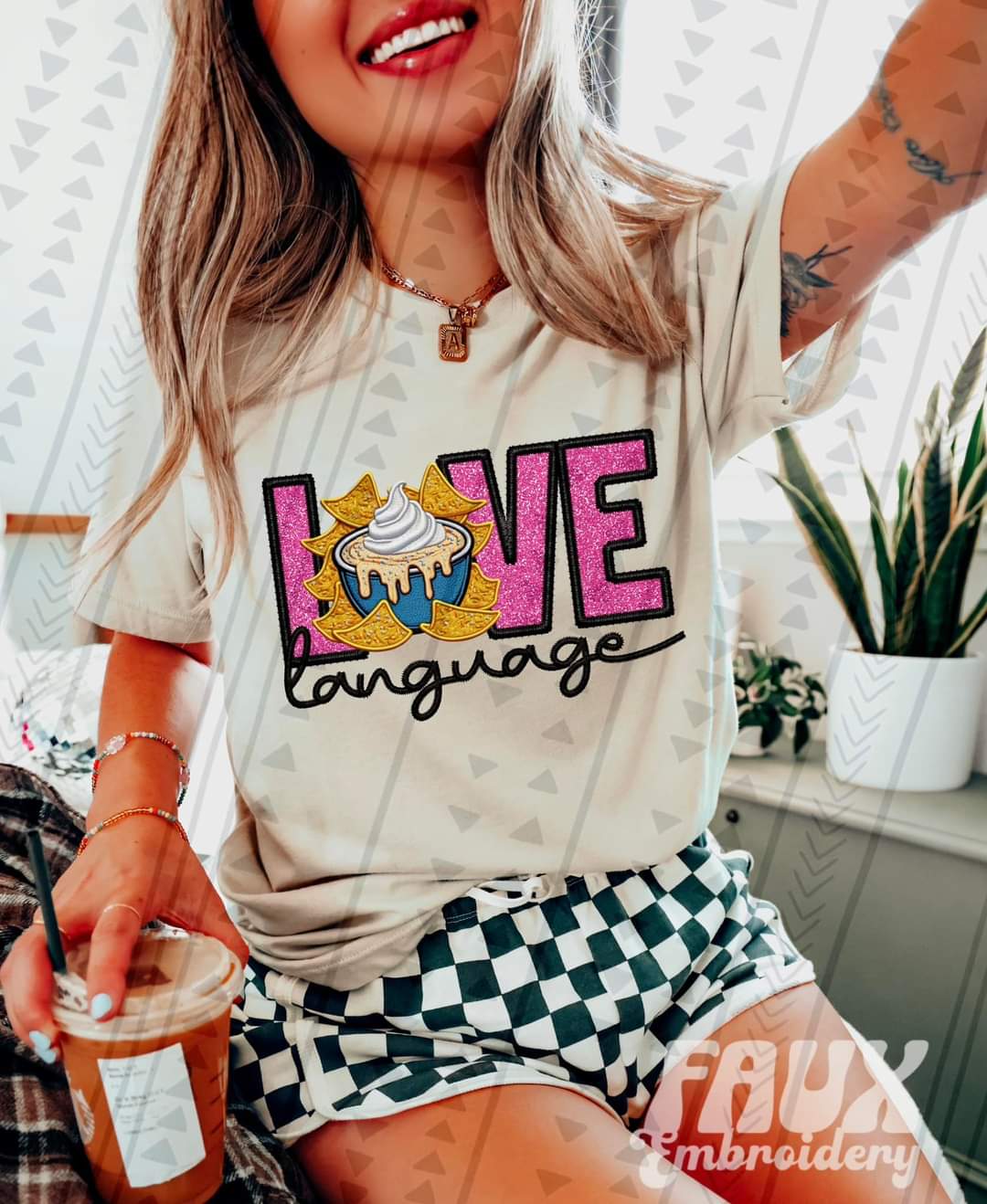 Love language chips and dip 33297 DTF transfer