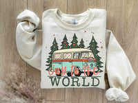 Joy to the world VW van 9757 DTF TRANSFER