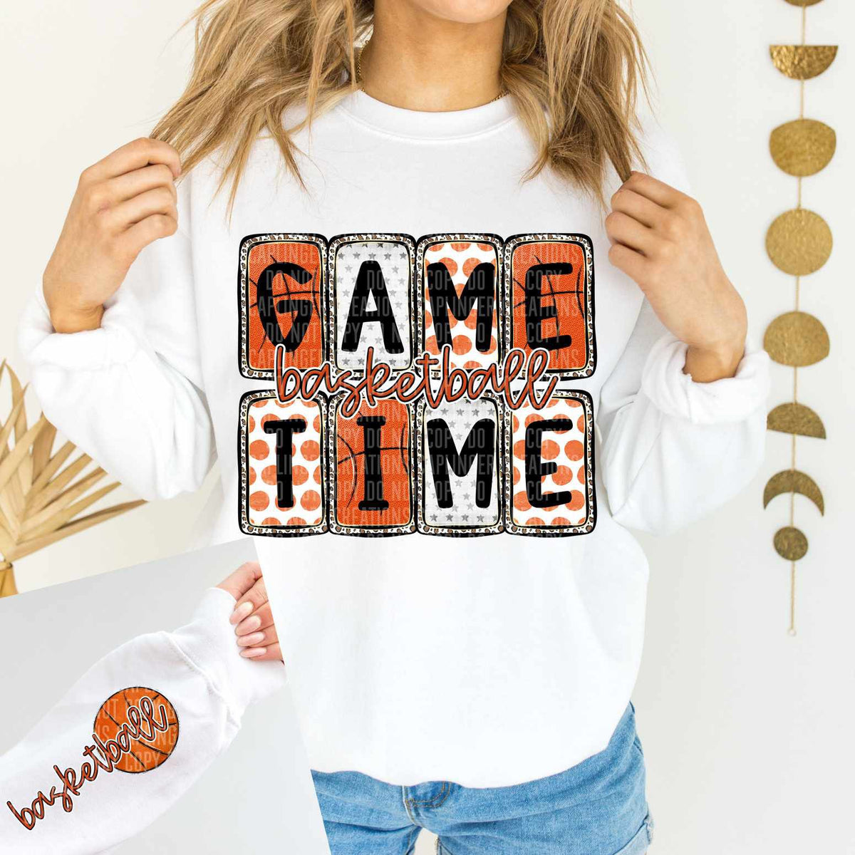 Game time Basketball FRONT (Caplinger) 82835 DTF transfer