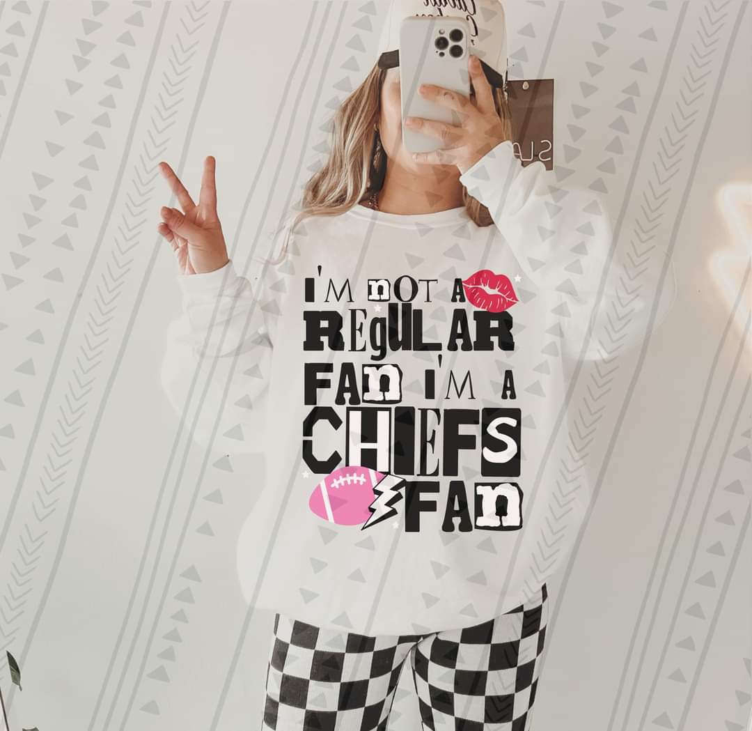 I’m not a regular fan I’m a cheifs fan 33280 DTF transfer