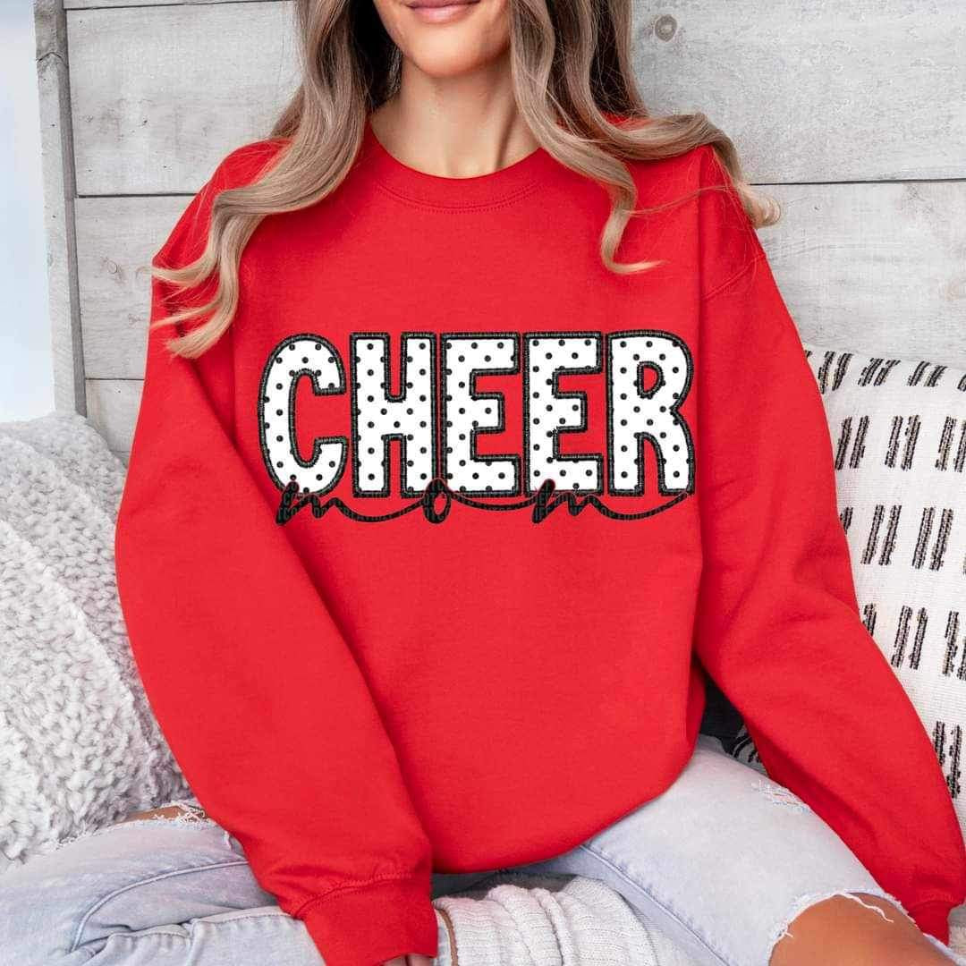Cheer mom white background 24261 DTF transfer