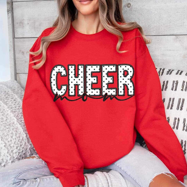 Cheer mom white background 24261 DTF transfer